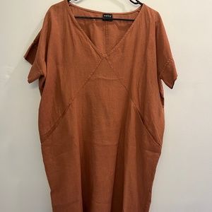Esby Alice Tunic in Rust